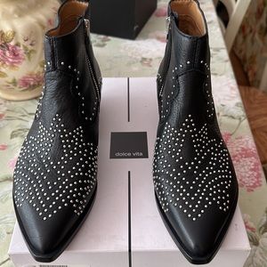 NEW DOLCE VITA BOOTS STUDED LOW
